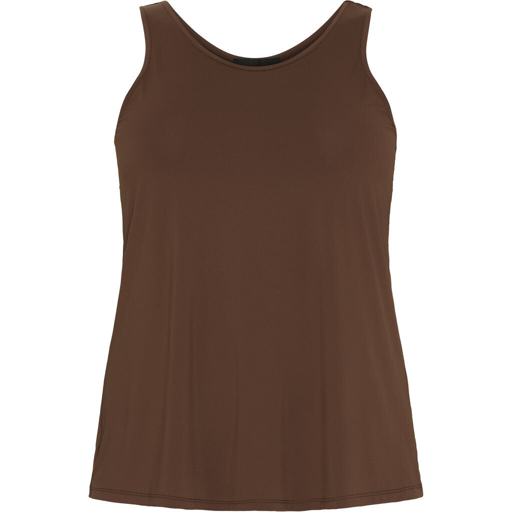 NO. 1 BY OX Tank top Tops Mocca Brown