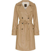 BTFCPH Trench Coat i läder Jackor Brun