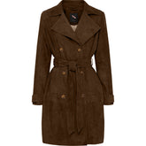 BTFCPH Trenchcoat i ruskind Frakker Brun