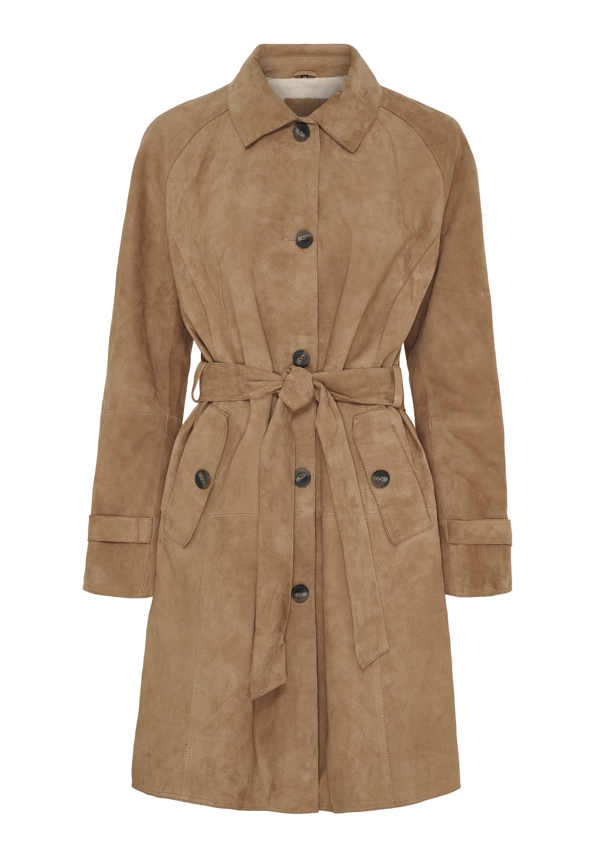 NOTYZ Trenchcoat i ruskind Frakker Brun