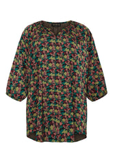 NO. 1 BY OX Tunika kjole Kjoler Black w multicoloured bubbles