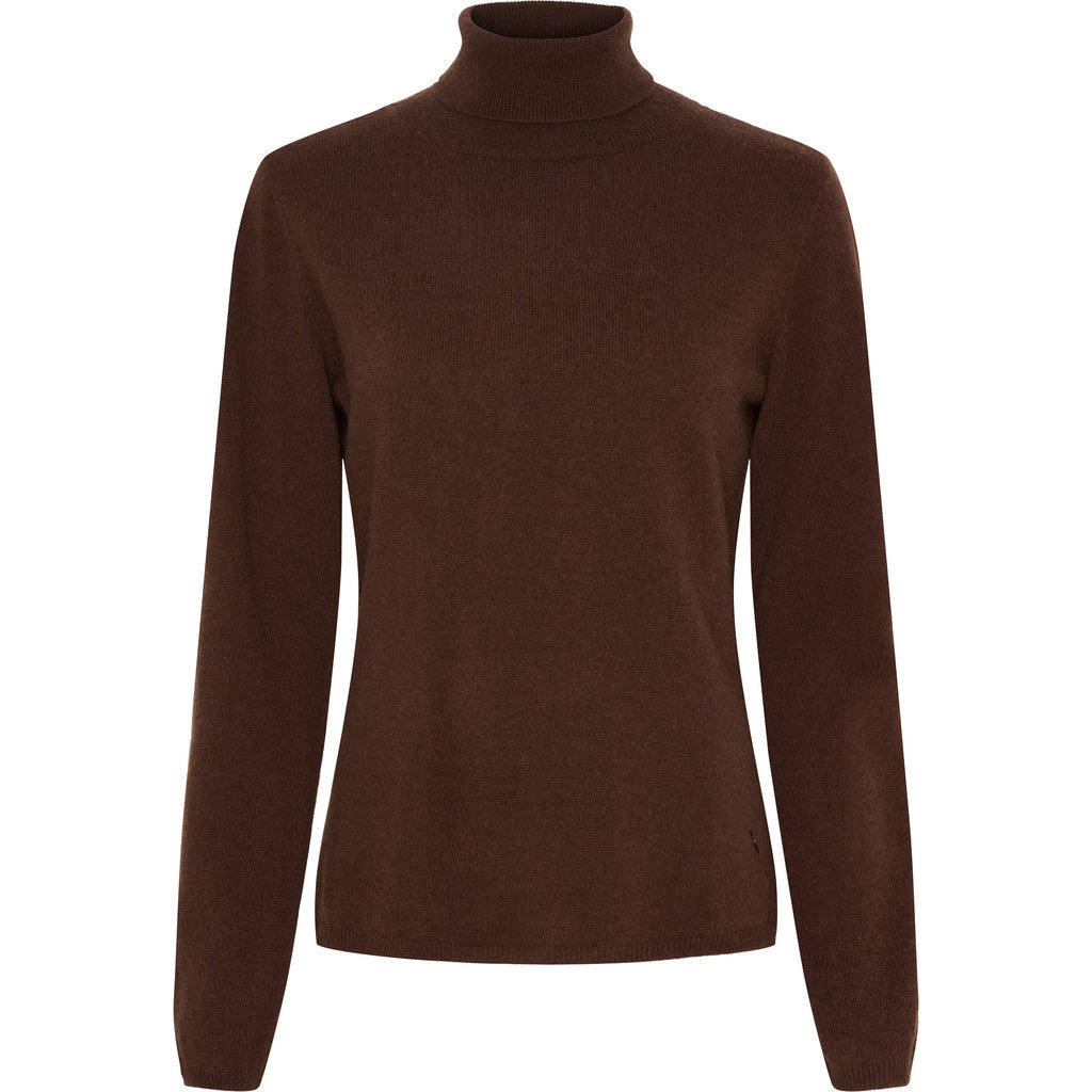 BTFCPH Turtleneck i cashmere blanding Pullovers Brun