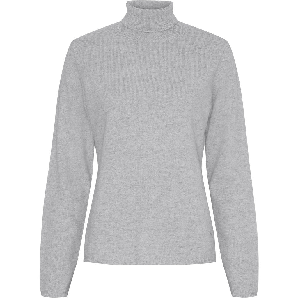 BTFCPH Turtleneck i cashmere blanding Pullovers Grå