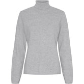 BTFCPH Turtleneck i cashmere blanding Pullovers Grå