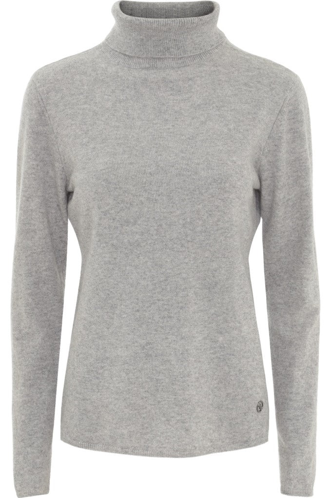 BTFCPH Turtleneck i cashmere blanding Pullovers Grå