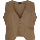 NO. 1 BY OX Vest Veste Beige