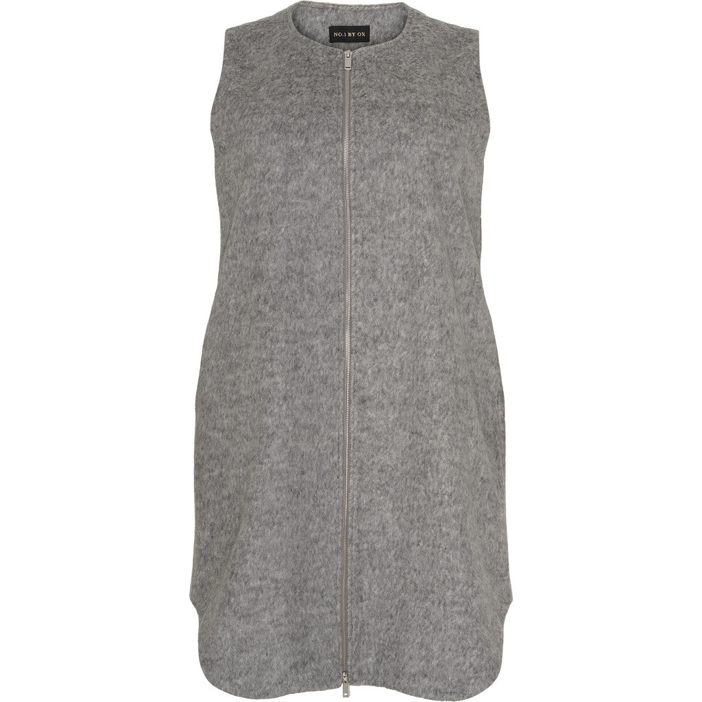 NO. 1 BY OX Wool Waistcoat Veste Grå