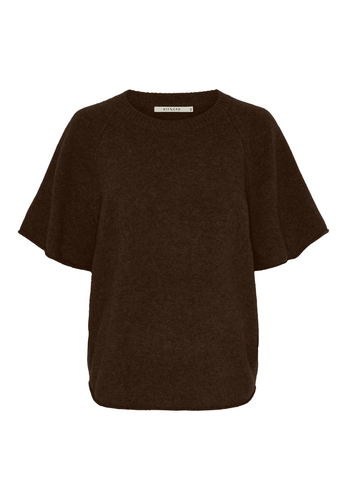 BTFCPH Yak pullover med korte ærmer Pullovers Brun