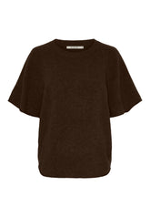 BTFCPH Yak pullover med korte ærmer Pullovers Brun