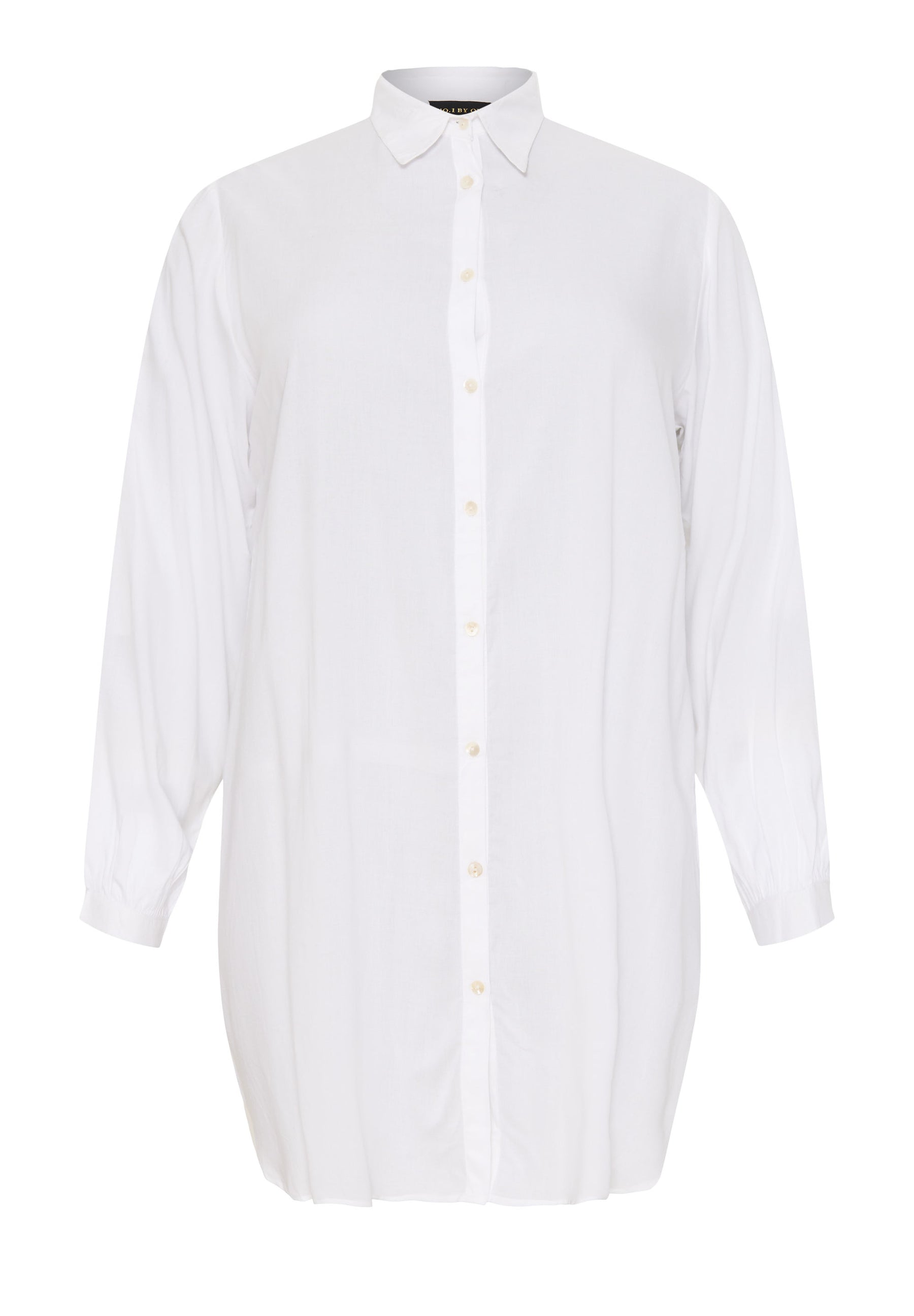 NO. 1 BY OX Lang løstsiddende skjorte Skjorter Hvid